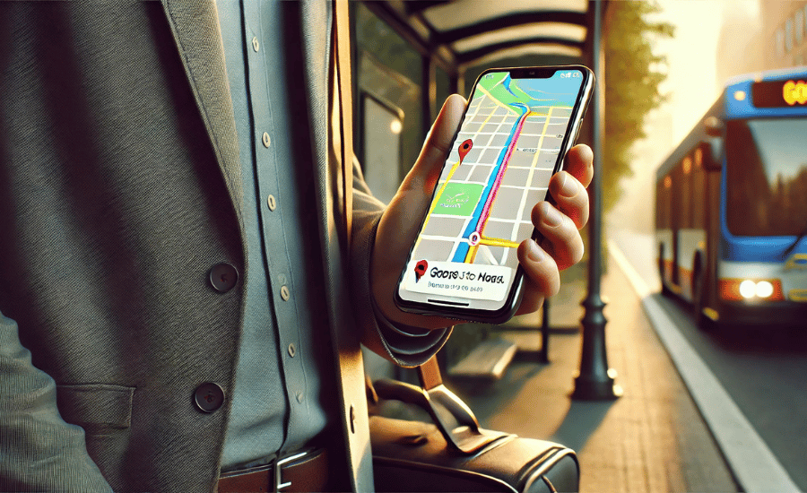スマホで通勤経路印刷するには
