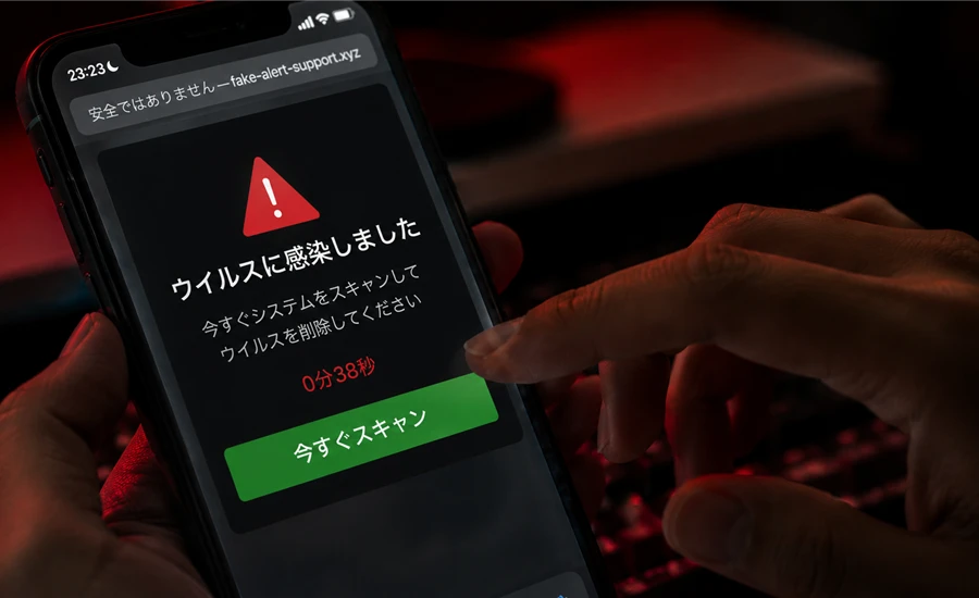 フェイクアラートに注意——偽の警告に騙されないために