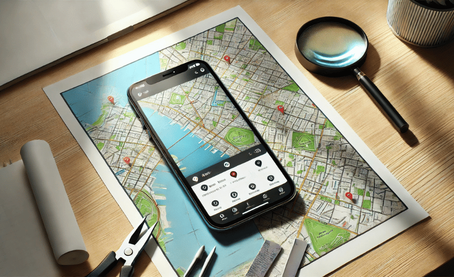スマホ地図をきれいに印刷するコツ